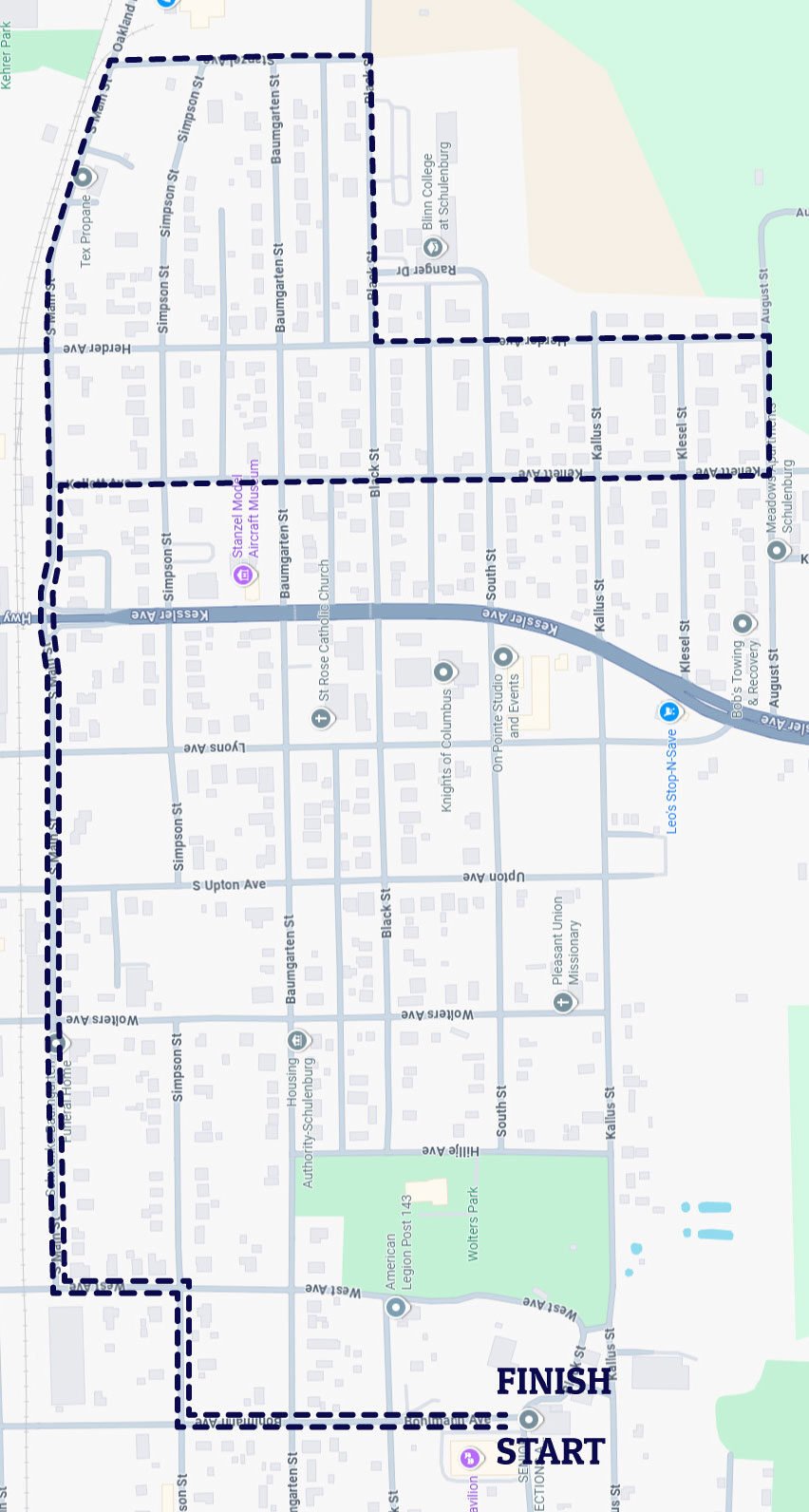 Ranch Run Route